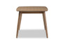 Edna French "Oak" Finishing Wood Dining Table Flora-French Oak-DT By Baxton Studio