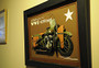 Vintage Wwii Motorcycle 3D Painting "AJ045"