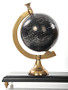 Armillery, Clock & Globe On Wood Base "AK031"