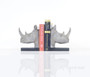 Rhino Head Bookend - Set Of 2 "AT013"