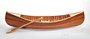Ribs Matte Wooden Decorative Canoe 6' "K037M"