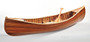 Ribs Matte Wooden Decorative Canoe 6' "K037M"