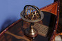 Armillary Sphere On Wood Base "ND042"