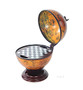 Red 13" Globe With Chess Holder "NG019"