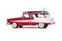 1957 Ford Country Squire Station Wagon Red "AJ096"