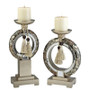 12-14 Inch Chrysanthemum Candle Holder Set "K-4238C"