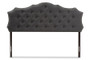 Aurora Fabric King Headboard BBT6693-Dark Grey-King HB-H1217-20 By Baxton Studio