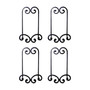 7.75"H Carrousel Set Of 4 Easels "604232/S4"
