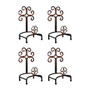 14.75"H Tejas Set Of 4 Easels "616990/S4"