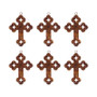 Cross Ornaments - Set Of 6 "519314/S6"