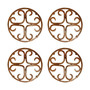 Tejas Set Of 4 Round Trivets "616983/S4"