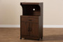 Tannis Modern And Contemporary Kitchen Cabinet WS883150-Dark Walnut By Baxton Studio