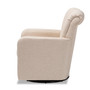 Modern And Contemporary Upholstered Swivel Chair TSF7715-Beige-CC By Baxton Studio
