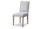 Clairette Wood Traditional French Accent Chair TSF-9304-Beige-CC By Baxton Studio