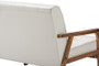 Masterpieces Loveseat - White TOGO LC-109-545 By Baxton Studio