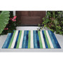 Visions Ii Painted Stripes Indoor/Outdoor Rug Cool 24"X36" "Vcf23431303"