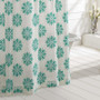 Mariposa Turquoise Shower Curtain 72X72 "29861"