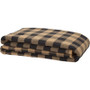Black Check Twin Quilt Coverlet 68Wx86L "42373"