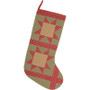 Dolly Star Green Patch Stocking 12X20 "42477"