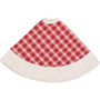 Red Plaid Mini Tree Skirt 21 "42596"