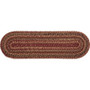 Cider Mill Jute Stair Tread Oval Latex 8.5X27 "45590"