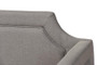 Parkson Curved Corners Sofa Twin Daybed With Trundle Parkson-Grey-Daybed By Baxton Studio