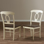 Napoleon Dining Chair - (Set Of 2) Napoleon-Cherry/Buttermilk-DC By Baxton Studio