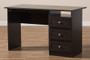 Carine Modern And Contemporary Desk Studio MH6013-Wenge-Desk By Baxton Studio