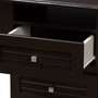 Carine Modern And Contemporary Desk Studio MH6013-Wenge-Desk By Baxton Studio