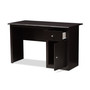 Belora Modern And Contemporary Desk Studio MH6005-Wenge-Desk By Baxton Studio