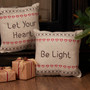 Merry Little Christmas Pillow Let Your Heart Set Of 2 12X12 "26637"