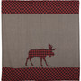 Cumberland Moose Applique Shower Curtain 72X72 "51205"