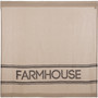 Sawyer Mill Charcoal Farmhouse Shower Curtain 72X72 "51296"