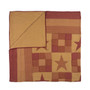 Ninepatch Star California King Quilt 130Wx115L "51248"