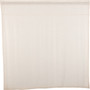 Burlap Antique White Shower Curtain 72X72 "51202"