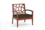 Jennifer Lounge Chair With Seat Jennifer Lounge Chair-109/663-Dark Brown By Baxton Studio