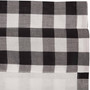 Annie Buffalo Black Check Ruffled Short Panel Set Of 2 63X36 "51109"