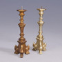 Candle Stand Small In Golden Finish "33745"