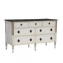 White Dresser With Marble Top "33960JWI/NF11-B"