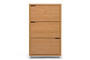 Simms Maple Shoe Cabinet FP-3OUSH-MAPLE By Baxton Studio