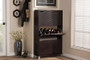 Simms Dark Brown Shoe Cabinet FP-3OUSH-CAPPUCINO By Baxton Studio