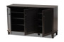 Warren Espresso Shoe - Storage Cabinet FP-04LV-Espresso By Baxton Studio