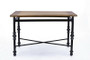 Broxburn Light Brown Wood & Metal Dining Table CDC222-DT By Baxton Studio
