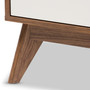 Calypso White/Walnut Shoe Cabinet Calypso-Walnut/White-Shoe-Cabinet By Baxton Studio