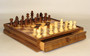 Chess Set With Drawer & Checkers "40394-35"