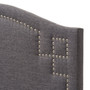 Aubrey Grey Fabric Upholstered Twin Headboard BBT6563-Dark Grey-Twin HB By Baxton Studio