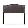 Aubrey Grey Fabric Upholstered King Headboard BBT6563-Dark Grey-King HB By Baxton Studio