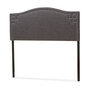 Aubrey Grey Fabric Upholstered Full Headboard BBT6563-Dark Grey-Full HB By Baxton Studio