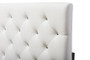 Viviana Leather Button-Tufted Full Headboard BBT6506-White-Full HB By Baxton Studio