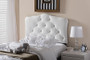 Rita Leather Button-Tufted Scalloped Twin Headboard BBT6503-White-Twin HB By Baxton Studio